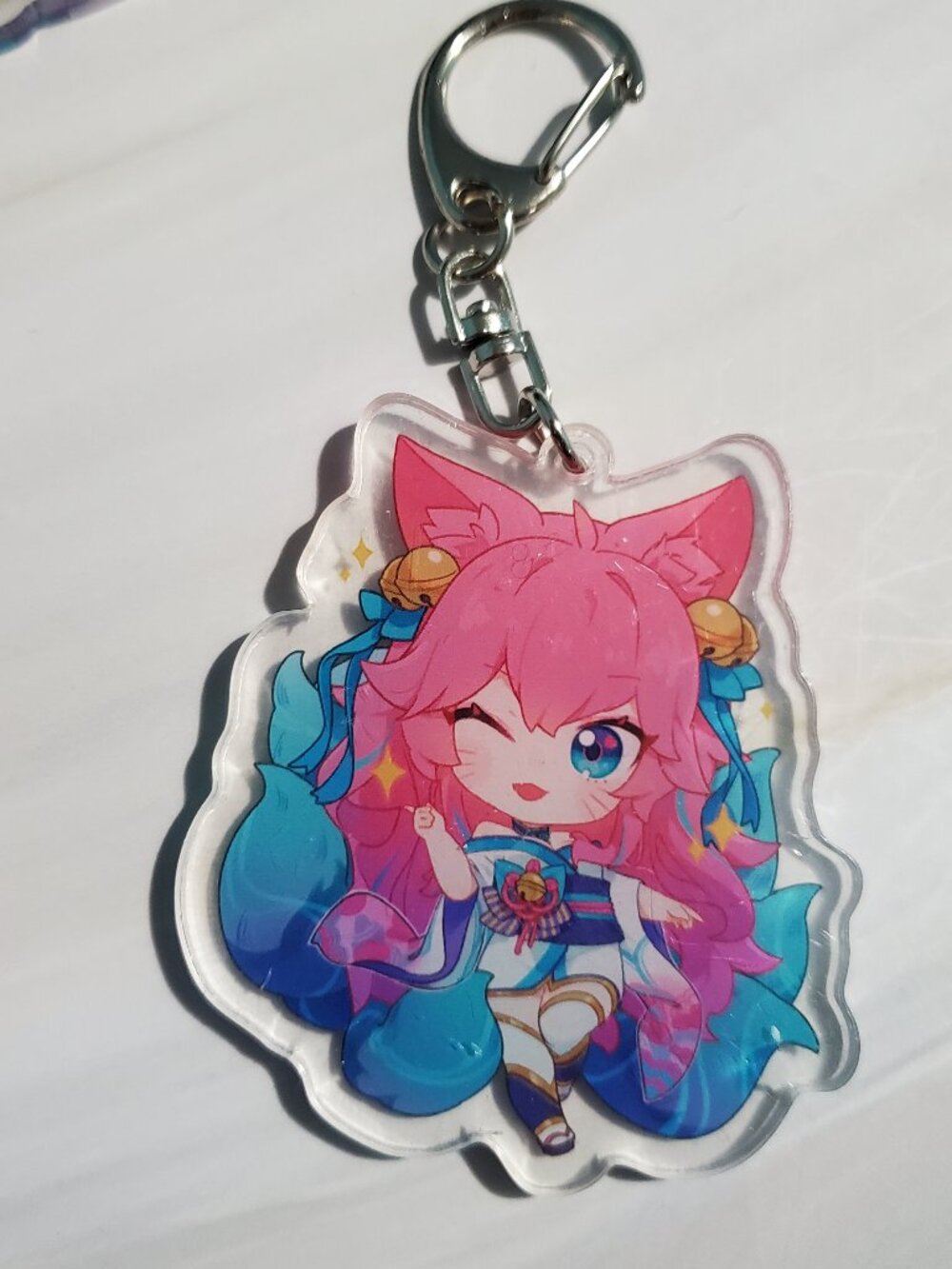✨$5 OFF $25 ✨ League of Legends Ahri Acrylic Keychain